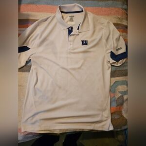 NEW YORK GIANTS FOOTBALL POLO SHIRT Size LARGE